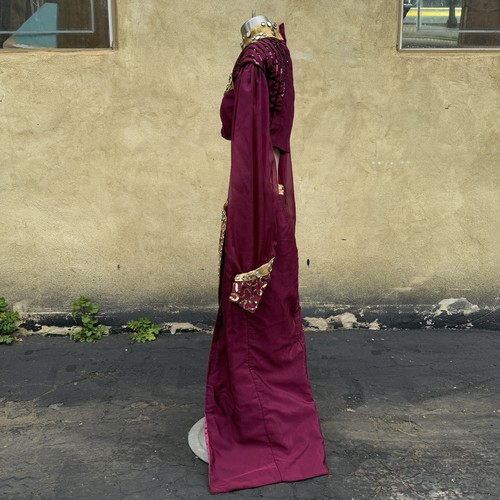 Juego de 2 vestidos vintage de lentejuelas con espejo de escenario burlesco Genie púrpura de los años 70 para corista - Imagen 15 de 16