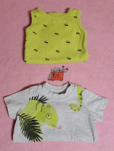 IGUANA LIZARD CHAMELEON ONE PIECE TOP SHIRT 6-9 MONTHS CARTERS CHILD OF MINE - Picture 1 of 9
