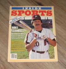 Inside Sports magazine 1984 Mike Schmidt RON DUGUAY Larry Pashnick MARK Breland