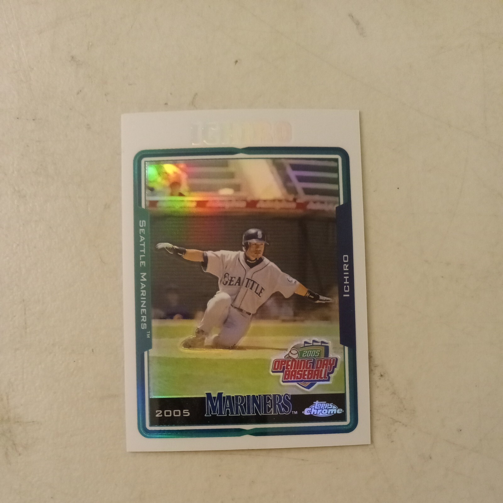 Ichiro Topps Chrome 2005 Opening Day Baseball Refractor Rare ODC8 Trading Card
