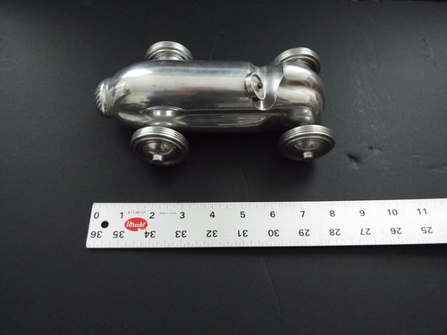 Vintage Model Race Car Cast Aluminum Studebaker Indy Grand Prix Automobilia - Picture 9 of 13