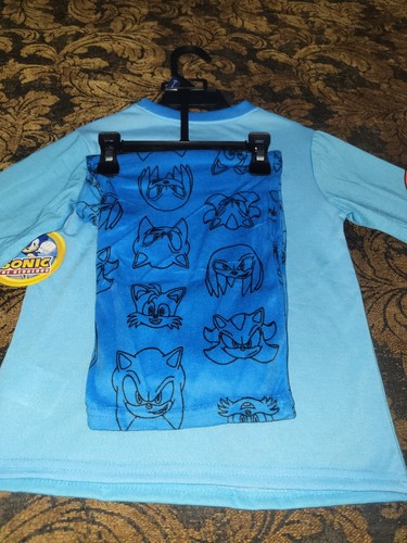 Sonic The Hedgehog Gotta Go Fast Long-Sleeved Character Pajama Set - Picture 2 of 9