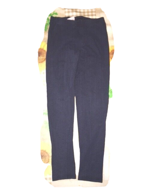 Leggings bambini pantaloni blu a righe taglia 140 PocoPiano Leggings bambini pantaloni blu a righe taglia 140 PocoPiano