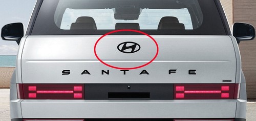 Front Hood & Rear Tailgate H emblem fit Hyundai Santa Fe 2024 2025 - Picture 2 of 4