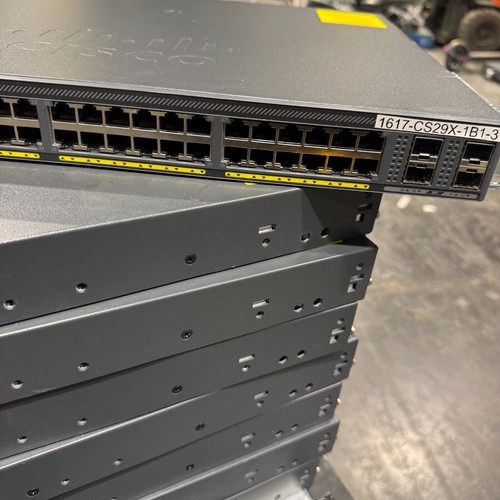 Cisco WS-C2960X-48FPS-L V06 | 48-Port Gigabit PoE Switch | Tested | Used - Picture 4 of 6