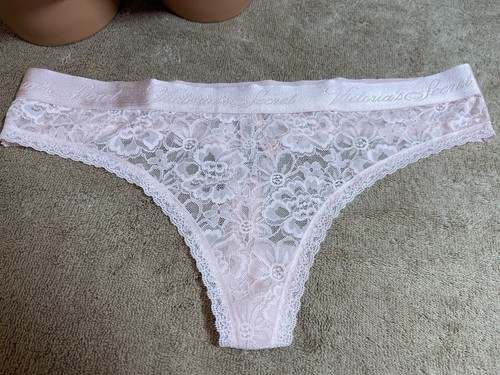 VICTORIA’S SECRET, Talla X-LG, Tanga Bragas en Encaje Rosa Suave y Cintura Ancha. - Imagen 6 de 11