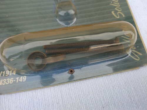 Solid Brass Door Knocker. Venetian Bronze. National V1914  New w/ hardware. NOS - Picture 4 of 10