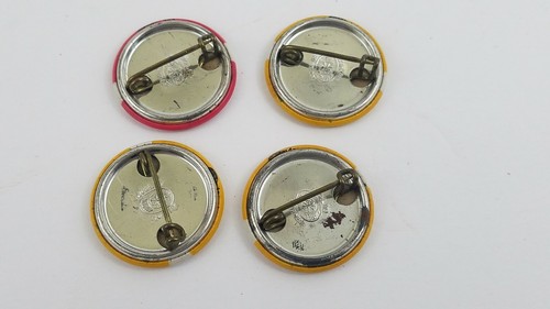 Racine Teamster Union Pinback Button Pin Construction Vintage 1951 Lot Of 4 - Picture 4 of 7