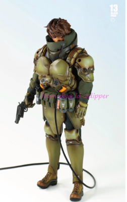 Perfect Black 13 Park B13 1/6 Bear Reshipment Suppressed Troops