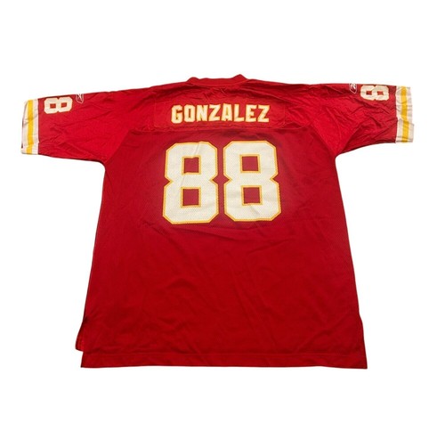 Reebok Kansas City Chiefs Tony Gonzalez #88 Red Home NFL Jersey Men's XL