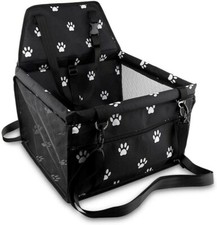 Portable Dog Car Seat Belt Booster Travel Carrier Folding Bag for Dog Cat Puppy