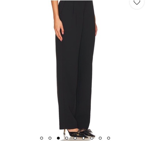Good American Luxe Black Suiting Column Trousers Womens Pants Sz. 2 NWT - Bild 6 von 14