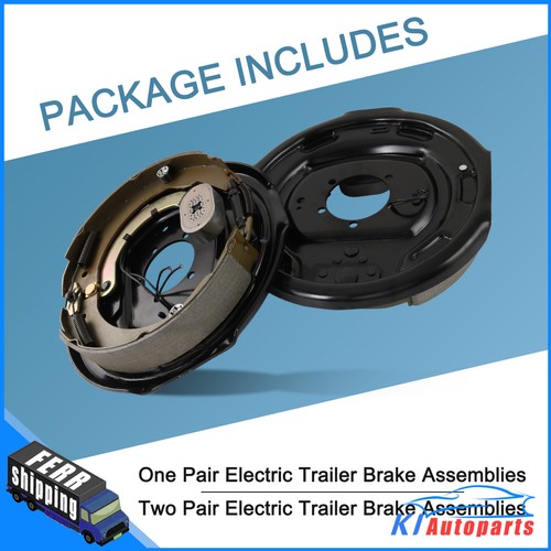 Pair Electric Trailer Brake 12" x 2" assembly For 7000 lbs axle 21005 - Picture 9 of 13