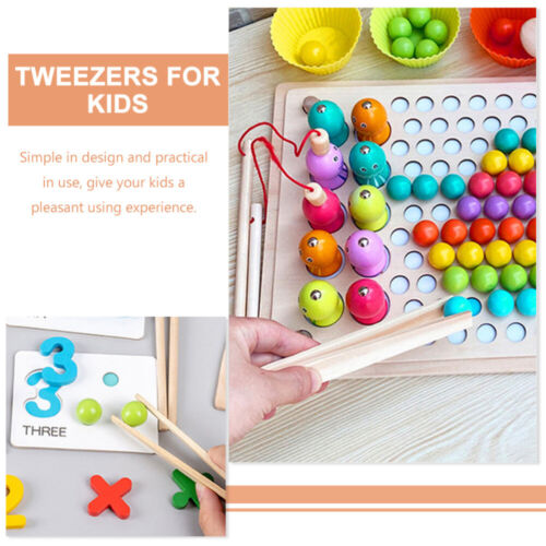 2 Stück Pinzette Kinderpinzette Pinzette für Kinder Kinder Spielen Zuhause - Bild 9 von 12