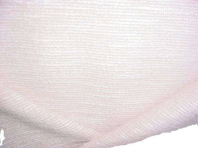 Géneros artesanales de chenille Blanco Cojín