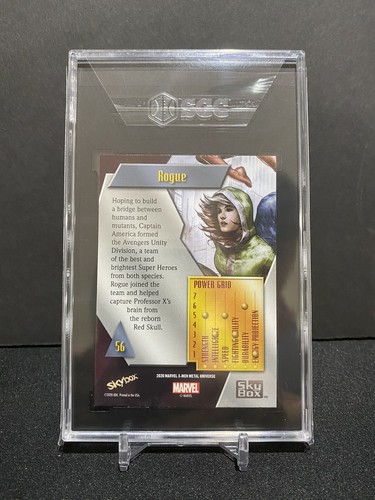2021 Skybox Marvel Metal Universe Rogue Gold #56 SGC 8.5 - Picture 2 of 2