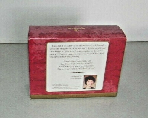 Hallmark Keepsake 2001 Friendship Friendly Elfos Amigos Adorno NUEVO - Imagen 2 de 3