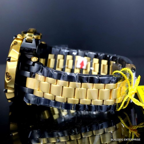 Invicta Reserve Venom Hybrid Double Open Heart Automatic Black Gold Tn Watch New - 第 3/12 張圖片