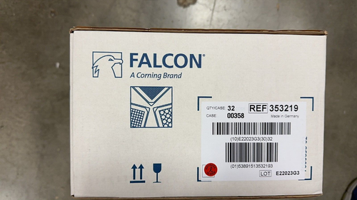 Box of 32 New Sealed Falcon 96-well Black Tissue Culture Treated Flat Bottom - Picture 1 of 2