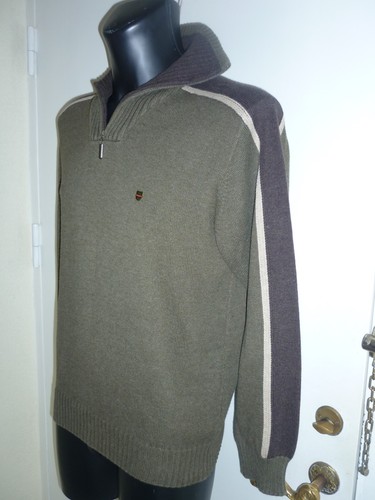 Lloyd Herren Pullover Gr. M oliv braun beige " neuwertig " Maße unten - Bild 6 von 11