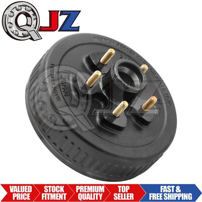 QJZ - 5 on 4-1/2'' - Trailer Hub Drum Assembly for 3,500 lbs Axles - 10'' Diameter