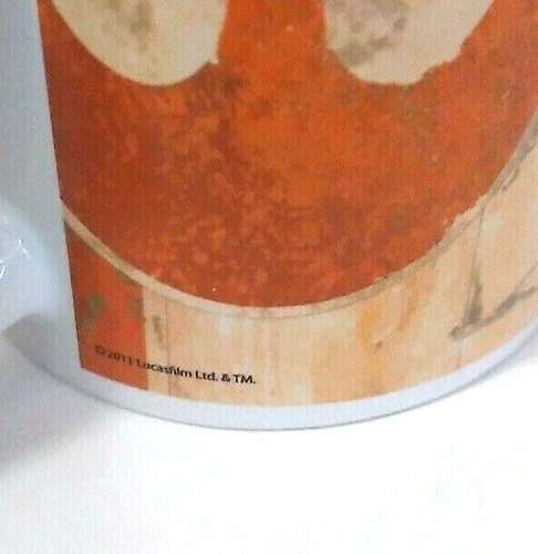 Star Wars 2011 LUKE SKYWALKER & DARTH VADER Galerie Ceramic Coffee Mug Cup Lot 2 - Picture 7 of 8