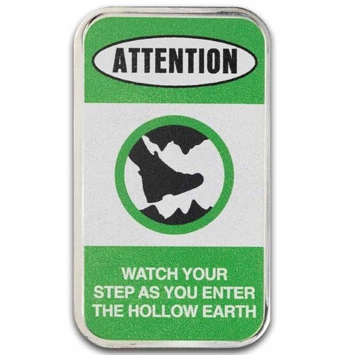 Godzilla x Kong "ACHTUNG" 2024 1 oz Silberbarren coloriert in TEP - Bild 4 von 4