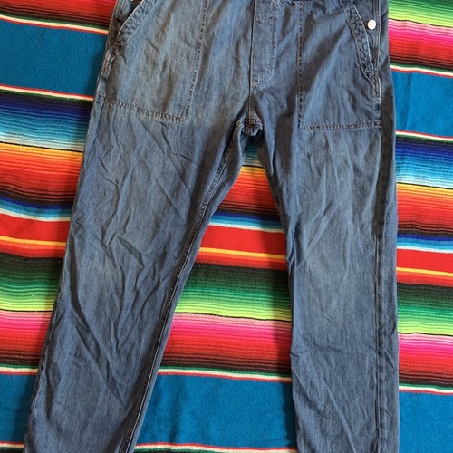 Gap Womens Denim Blue Bob Overalls Size Large