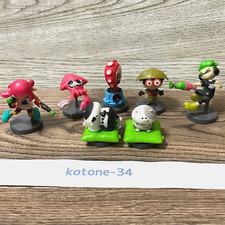 Splatoon choco egg mini figure set of 7 Furuta Toy Very Good Inkling Squid Judd