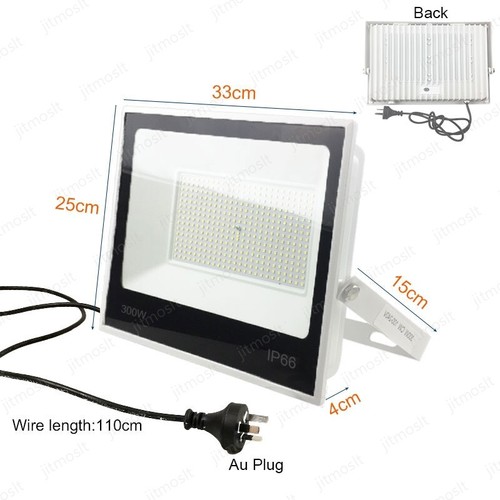 Outdoor LED Flood Lights IP66 300W 220-240V Security Garden Waterproof - Picture 13 of 15