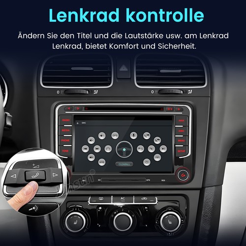 Für VW GOLF 5 6 Touran Tiguan Jetta Android 13 Autoradio Carplay GPS Navi 4+64GB - Bild 7 von 19