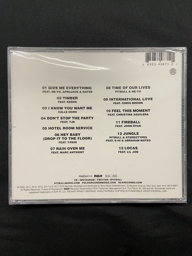 PITBULL FEAT KESHA LIL JON NE-YO CHRIS BROWN CHRISTINA AGUILERA T-PAIN NEW CD - Picture 2 of 4