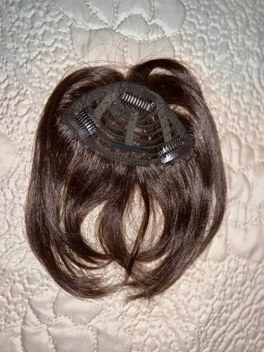 Think Pink Collection wig hair topper dark brown NWOT - Picture 2 of 5