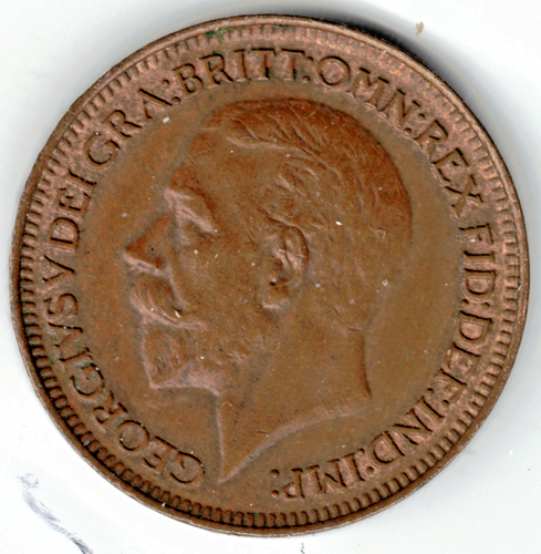 1929 UNITED KINGDOM FARTHING ~ YOU GRADE ~ PLEASE SEE THE SCAN stk 13 - Bild 2 von 4