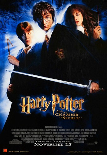 HARRY POTTER DOUBLE SIDED COMBO OF 3 MOVIE POSTERS ORIGINAL ROLLED 27X40 - Picture 3 of 4