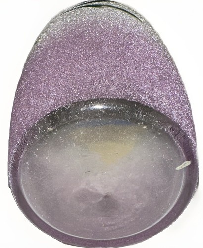 Antique Sugar Shaker Enamel Pansy Textured Glass Silver Plated EPNS Lid - Picture 7 of 11