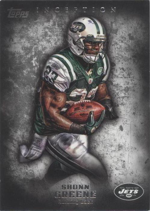 2012 Topps Inception Shonn Greene #8 - 1 of 2