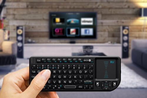 NEW Upgraded Rii X1 Mini Wireless Keyboard + Touchpad for Smart Tv Android - Picture 2 of 7