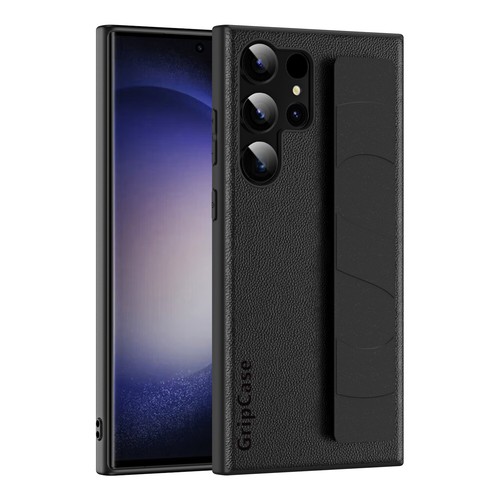 Stoßfeste Handyhülle Leder Handschlaufe für Samsung Galaxy S25 Ultra/S24+/S23 - Bild 10 von 21