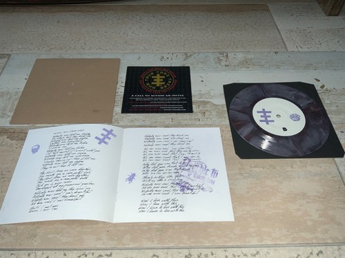 Psychic TV / PTV3 Thank You LTD to#230 MARBLE vinyl 7" Throbbing Gristle Coil TG - Picture 4 of 7