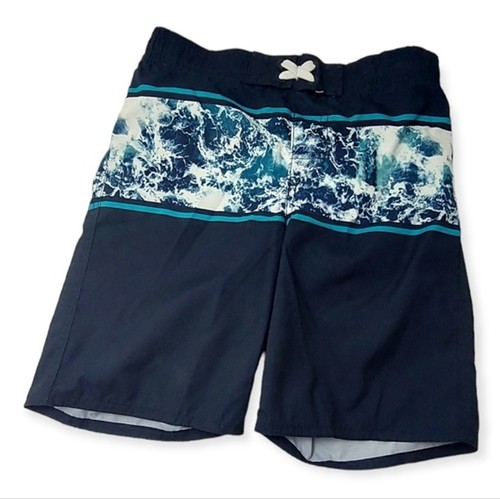 Old Navy Boys Swim Trunks Size 8 Blue Water UPF 50 UV Protection NEW - Picture 7 of 7