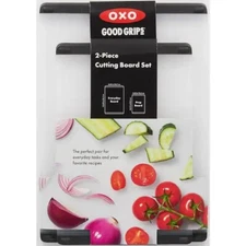 OXO Good Grips 2-piece White Polypropylene Cutting Board Set 
