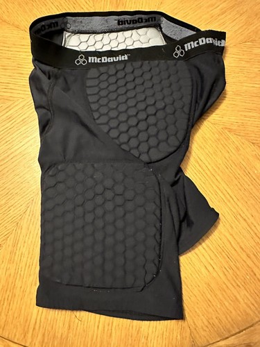 McDavid Padded Compression Sports Shorts Men's Black Size XL - Picture 2 of 8