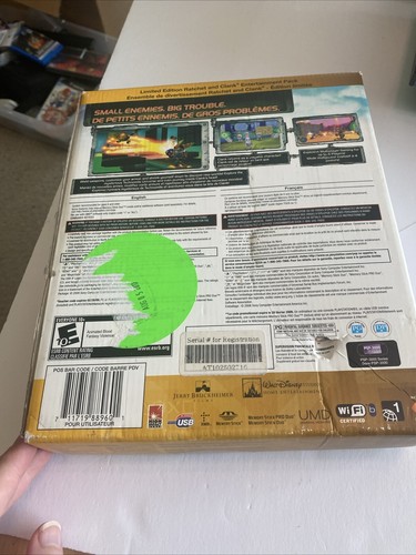 Sony Playstation Portable PSP Ratchet & Clank Limited Edition Console BOX ONLY - Picture 6 of 9
