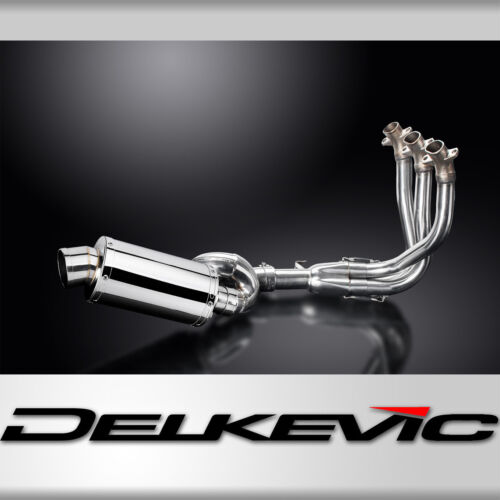 Triumph Street Triple R S RS 2017-21 Full Exhaust 3-1 9" Oval Stainless Muffler - Picture 1 of 5