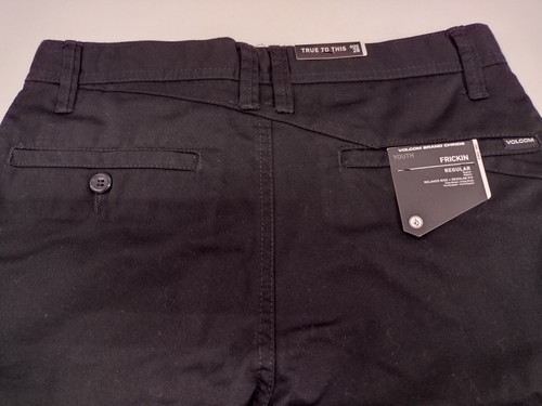 NWT VOLCOM "Frickin" Shorts Regular Fit Black Size 28 #1841 - Picture 5 of 8