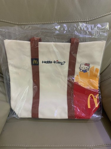 [Limited Edition] Hello Kitty x McDonalds 50th Anniversary tote bag - Picture 1 of 5