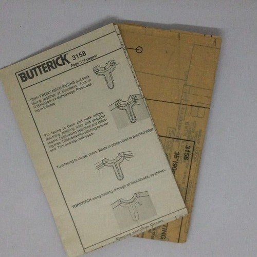 Butterick Sewing Pattern #3158-Size 6-8-10-Fast & Easy Wardrobe-Uncut/F/F-1993 - Picture 7 of 7