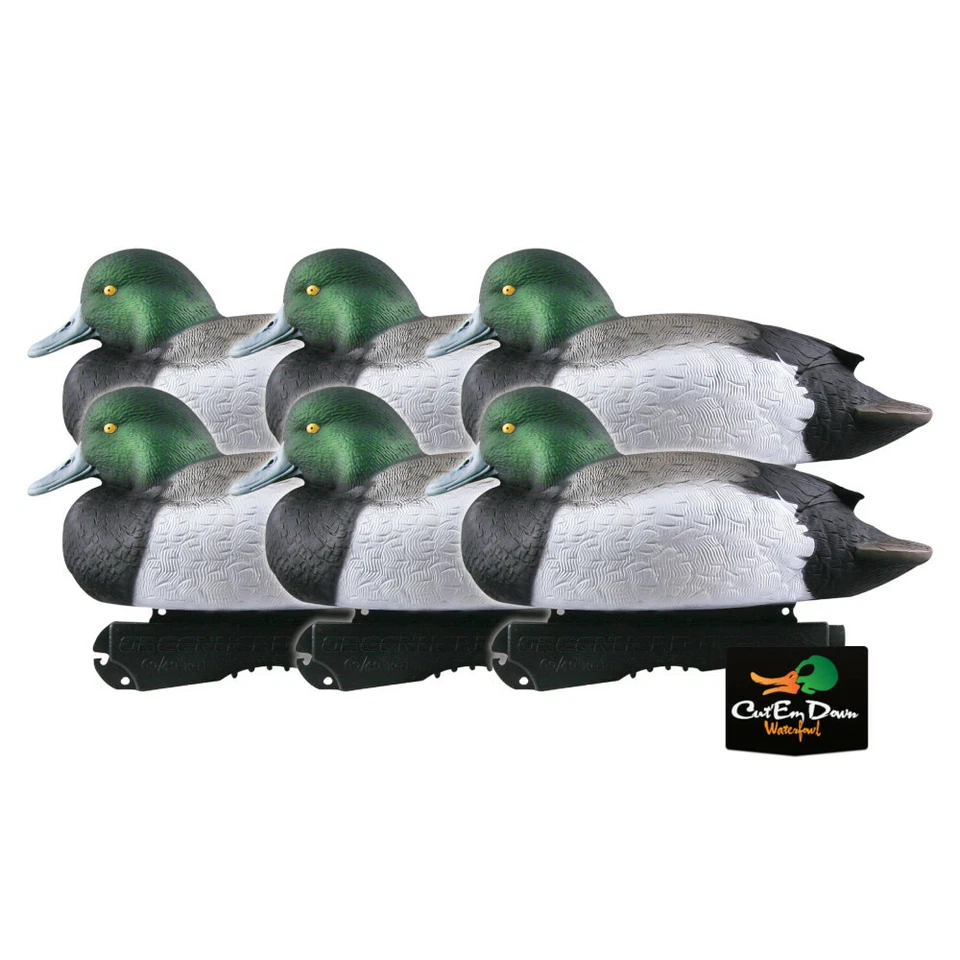 AVERY OUTDOORS GHG LIFE-SIZE BLUE-BILL DUCK DECOYS - 1/2 DOZEN - Image 2 of 4
