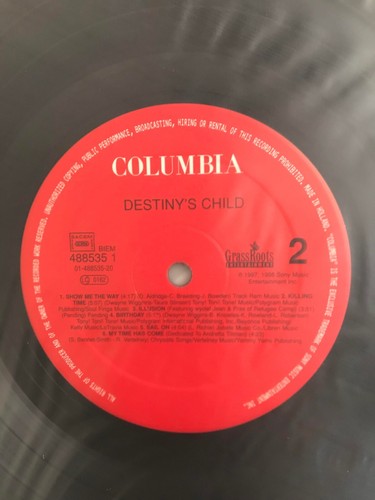 Destiny's Child / ST 1st Album 1998 EU Original LP Vinyl Columbia Beyonce JD - Picture 9 of 9